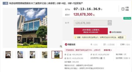 大Q连!仙游城区一知名酒店出事了,1.2亿资产被查封拍卖!